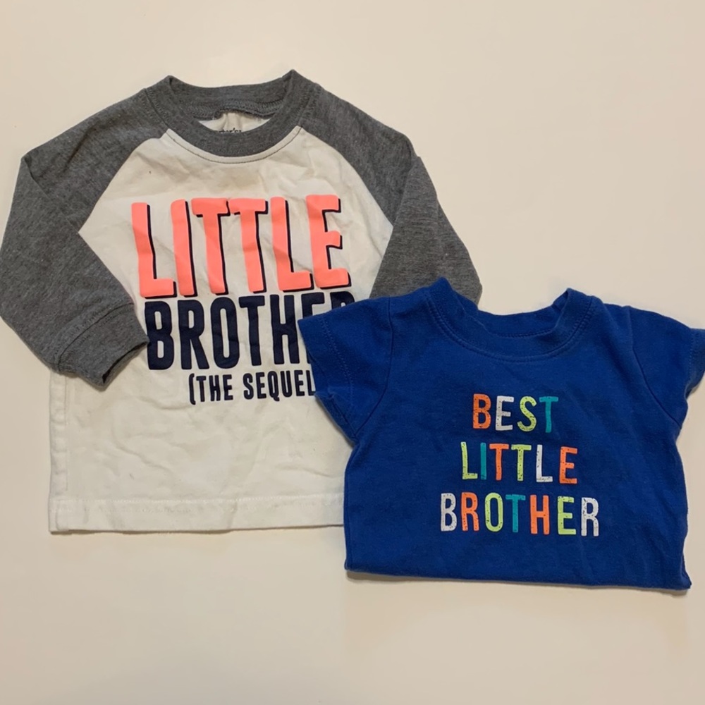 Carters Brother Shirt Bundle Size 3 Month